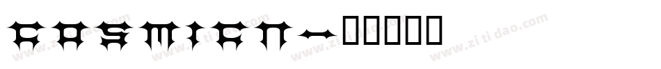 COSMICN字体转换