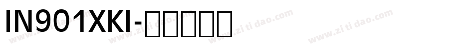 IN901XKI字体转换