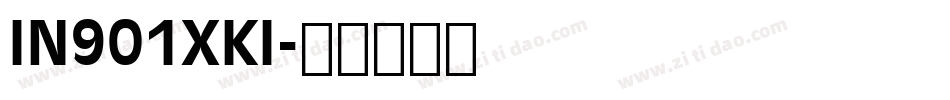 IN901XKI字体转换