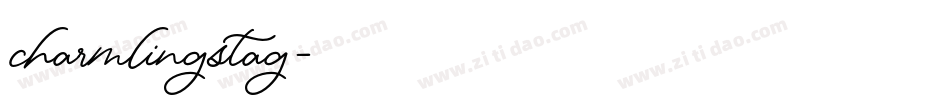 charmlingstag字体转换