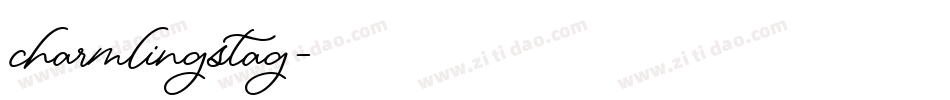 charmlingstag字体转换