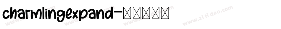 charmlingexpand字体转换