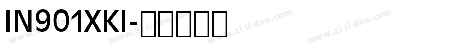 IN901XKI字体转换