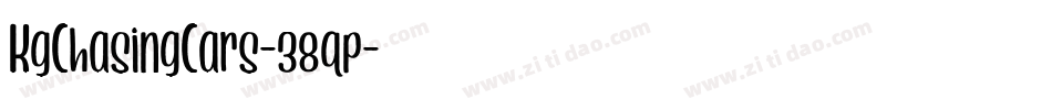 KgChasingCars-38qp字体转换