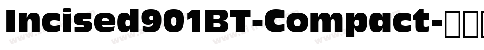 Incised901BT-Compact字体转换