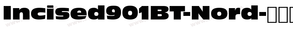 Incised901BT-Nord字体转换