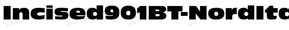 Incised901BT-NordItalic字体转换