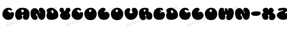 Candycolouredclown-x2vq字体转换