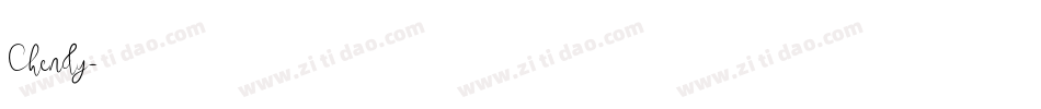Chendy字体转换