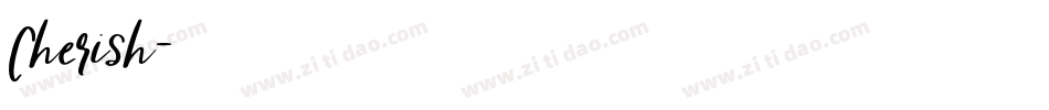 Cherish字体转换