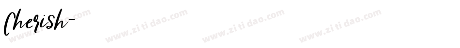 Cherish字体转换