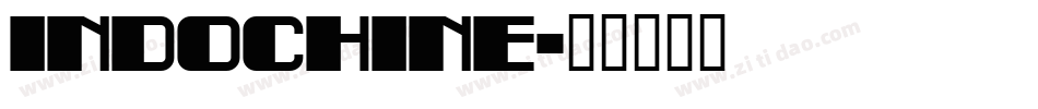 Indochine字体转换