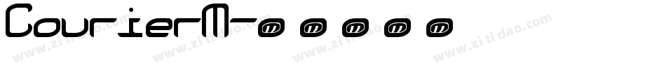CourierM字体转换