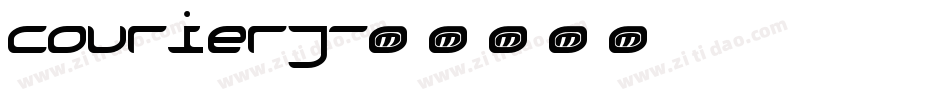 courierj字体转换