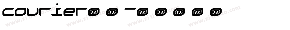 courier字体字体转换