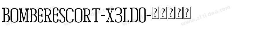 BomberEscort-x3LD0字体转换
