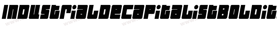 IndustrialDecapitalistBolditalic-zr8L字体转换