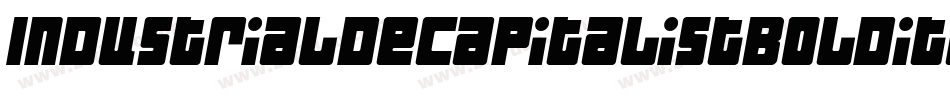 IndustrialDecapitalistBolditalic-zr8L字体转换