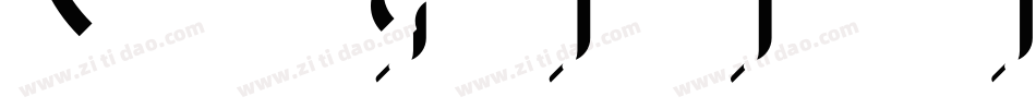 ChiTown-Light(3)字体转换