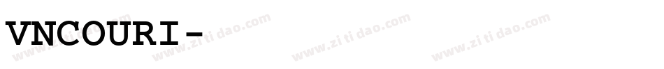VNCOURI字体转换