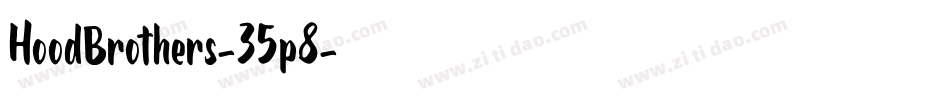 HoodBrothers-35p8字体转换