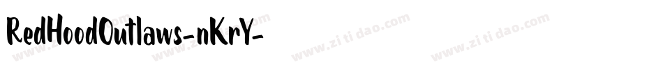 RedHoodOutlaws-nKrY字体转换