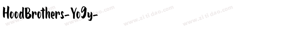 HoodBrothers-Yo9y字体转换
