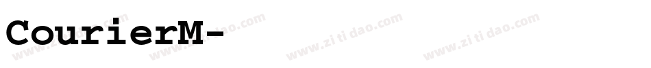 CourierM字体转换