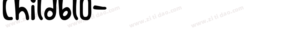 childblo字体转换