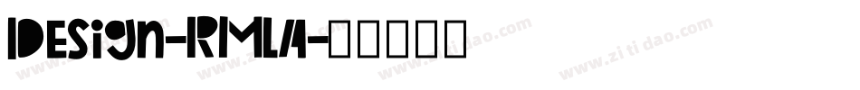 Design-RMlA字体转换