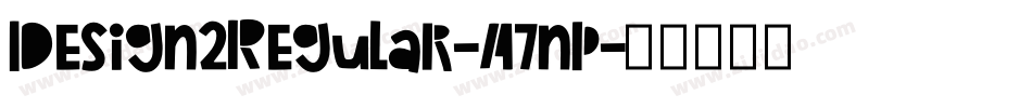 Design2Regular-A7np字体转换