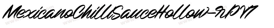 MexicanoChilliSauceHollow-rPY7字体转换