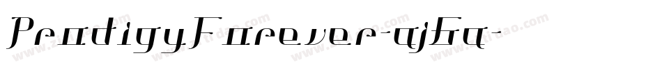 ProdigyForever-aj6a字体转换 ProdigyForever-aj6a字体转换