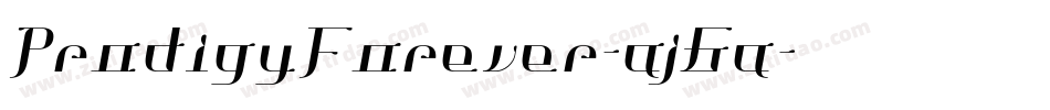 ProdigyForever-aj6a字体转换 ProdigyForever-aj6a字体转换