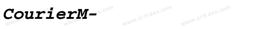 CourierM字体转换