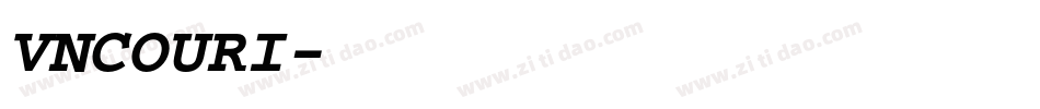 VNCOURI字体转换