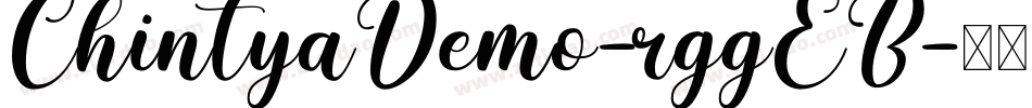 ChintyaDemo-rggEB字体转换