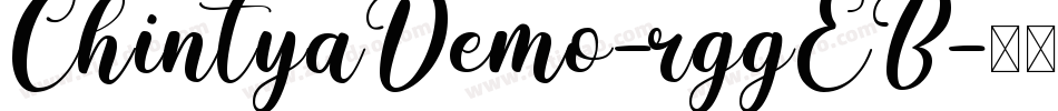 ChintyaDemo-rggEB字体转换