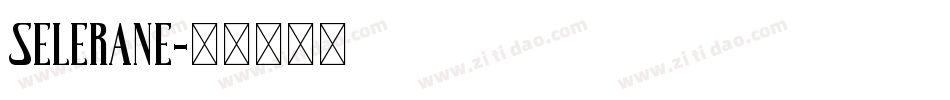 Selerane字体转换