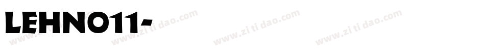 LEHN011字体转换