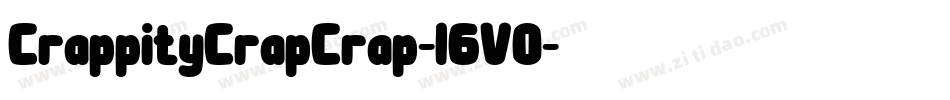 CrappityCrapCrap-l6V0字体转换