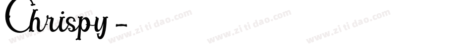 Chrispy字体转换