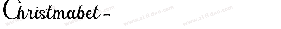 Christmabet字体转换