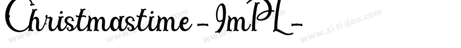 Christmastime-9mPL字体转换