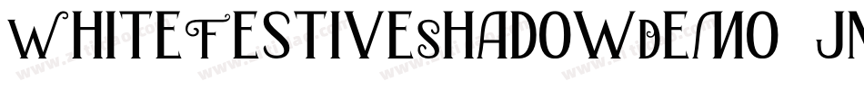 WhiteFestiveShadowDemo-jnD9字体转换