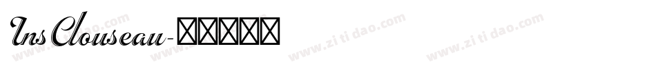 InsClouseau字体转换