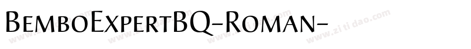 BemboExpertBQ-Roman字体转换