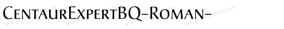 CentaurExpertBQ-Roman字体转换