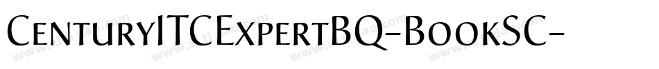 CenturyITCExpertBQ-BookSC字体转换