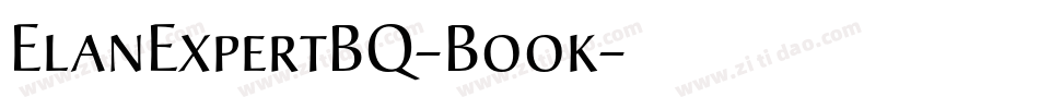 ElanExpertBQ-Book字体转换